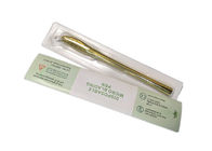Altın Lüks Blister Ambalaj Tek Kullanımlık Microblading Kalem / Kaş Dövme Aracı
