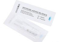 0.18mm Beyaz 18U İğne Mikrobalding Araçları Kaş Kalıcı Makyaj Blade Için