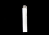 0.18mm Beyaz 18U İğne Mikrobalding Araçları Kaş Kalıcı Makyaj Blade Için