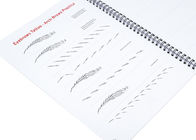 PMU Eğitimi İçin İngilizce Microblading Egzersiz Kaş Dövme Kitabı