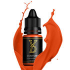 YD 12ml Saf Bitki Kalıcı Makyaj Pigmentleri Tuğla Kırmızı Sıvı Dövme Mürekkebi