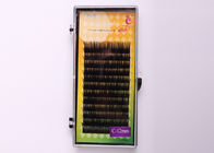 Siyah Kirpik Kraliçe Kirpik Sentetik Saç Kirpik Uzatma 0.15mm Pürüzlülük Kirpik