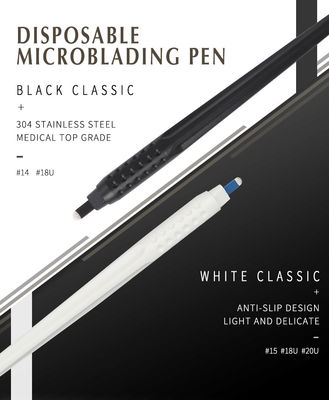 İnce 0.16mm Blade Nami Süngerli Tek Kullanımlık Microblading Kalem